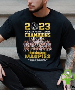 2023 Australia Football League Champions Collingwood Magpies Team Shirt