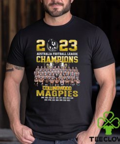 2023 Australia Football League Champions Collingwood Magpies Team Shirt