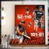 2023 MLB The World Series Is Set Arizona Diamondbacks vs Texas Rangers Home Decor Poster Canvas