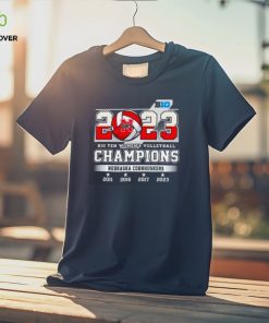 2023 Big Ten Women’s Volleyball Champions Nebraska Cornhuskers T Shirt