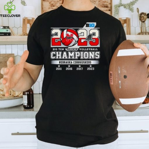 2023 Big Ten Women’s Volleyball Champions Nebraska Cornhuskers T Shirt