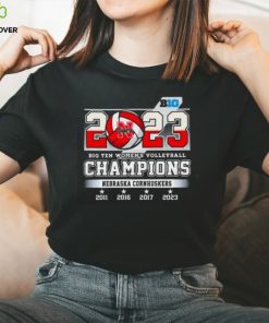 2023 Big Ten Women’s Volleyball Champions Nebraska Cornhuskers T Shirt