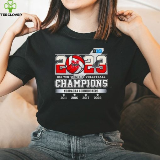 2023 Big Ten Women’s Volleyball Champions Nebraska Cornhuskers T Shirt