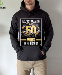 2023 Boston Bruins Fastest Team To 50 Wins In NHL History Shirt