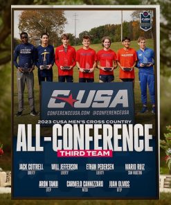 2023 CUSA Mens Cross Country All Conference Third Team Home Decor Poster Canvas