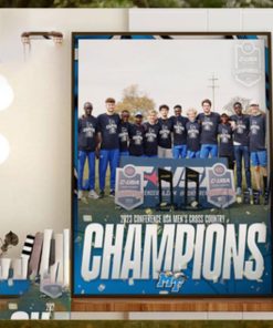 2023 CUSA Mens Cross Country Champions Are Middle Tennessee XC Track And Field Home Decor Poster Canvas
