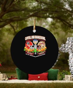 2023 Capital One Orange Bowl Georgia Bulldogs vs Florida State Seminoles Matchup Ornament 1 2023 Capital One Orange Bowl Georgia Bulldogs vs Florida State Seminoles Matchup Ornament