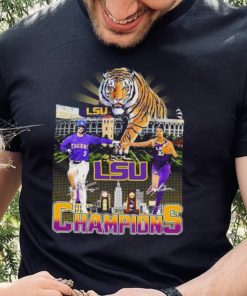 2023 Champions Dylan Crews And Angel Reese LSU Tigers Signatures shirt