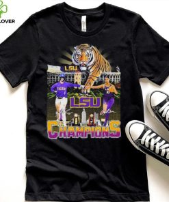 2023 Champions Dylan Crews And Angel Reese LSU Tigers Signatures shirt