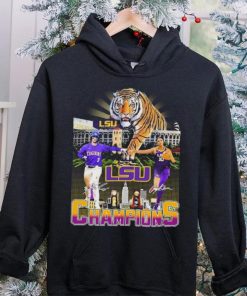 2023 Champions Dylan Crews And Angel Reese LSU Tigers Signatures shirt