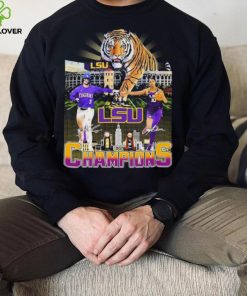 2023 Champions Dylan Crews And Angel Reese LSU Tigers Signatures shirt