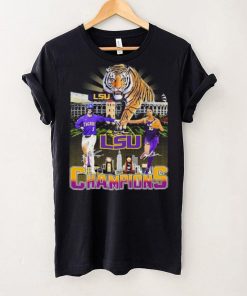 2023 Champions Dylan Crews And Angel Reese LSU Tigers Signatures shirt