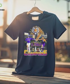 2023 Champions Dylan Crews And Angel Reese Lsu Tigers Signatures T Shirt