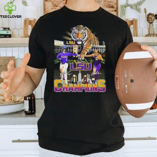 2023 Champions Dylan Crews And Angel Reese Lsu Tigers Signatures T Shirt