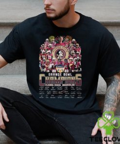 2023 Champions Florida State Seminoles Thank You For The Memories Signatures shirt