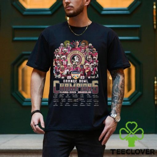 2023 Champions Florida State Seminoles Thank You For The Memories Signatures shirt