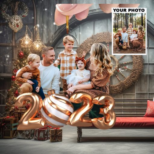 2023 Christmas Photo Ornament   Personalized Photo Mica Ornament   Christmas Gift For Family Members