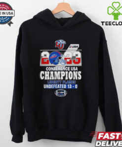 2023 Conference USA Champions Liberty Flames Undefeated 13 0 shirt