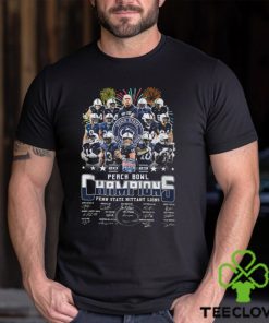 2023 Cotton Bowl Classic Champions Penn State Nittany Lions Team Name Player Signatures Shirt