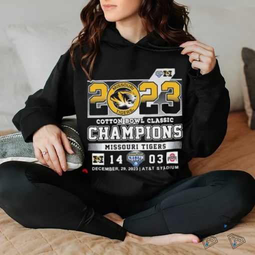 2023 Cotton Bowl Classic Missouri Tigers Champions 14 03 OSU hoodie, sweater, longsleeve, shirt v-neck, t-shirt