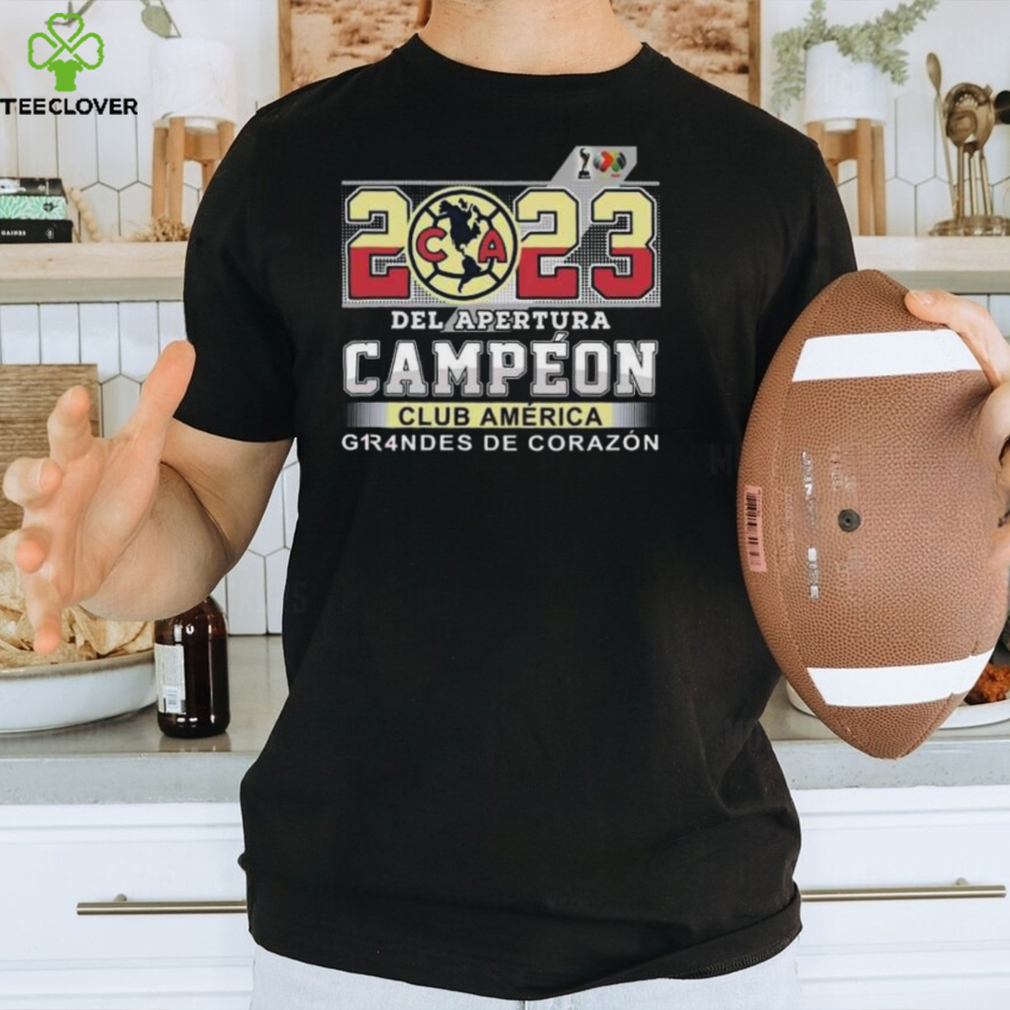 2023 Del Apertura Campeon Club America Grandes De Corazon T Shirt 2023 Del Apertura Campeon Club America Grandes De Corazon T Shirt
