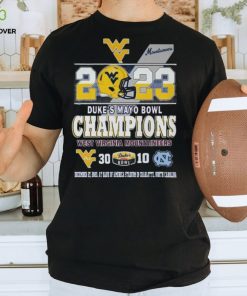 2023 Dukes Mayo Bowl Champions West Virginia Mountaineers 30 – 10 North Carolina T Shirt