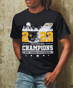 2023 Duke’s Mayo Bowl Champions West Virginia Mountaineers Skyline shirt