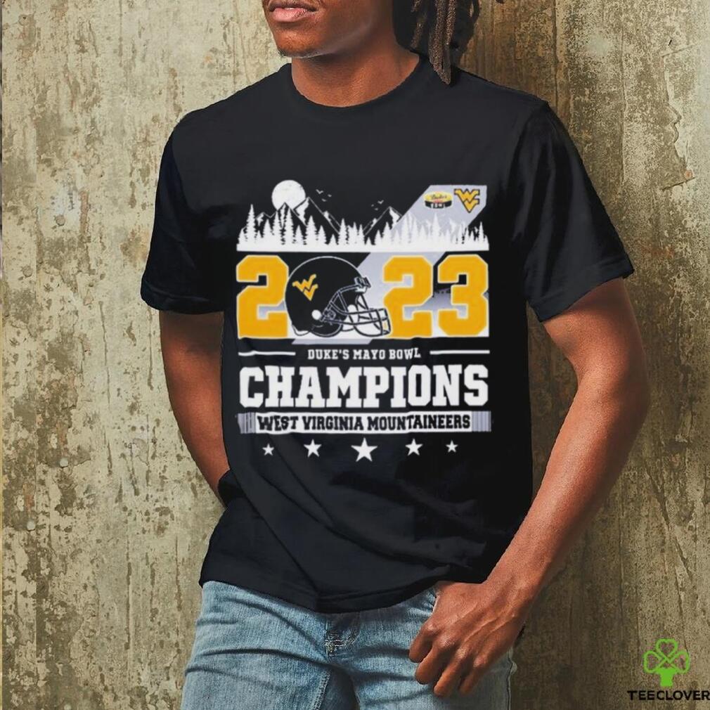 2023 Duke’s Mayo Bowl Champions West Virginia Mountaineers Skyline shirt