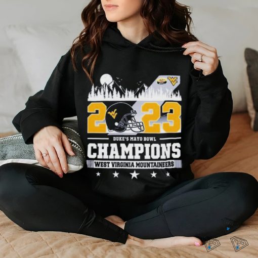 2023 Duke’s Mayo Bowl Champions West Virginia Mountaineers Skyline hoodie, sweater, longsleeve, shirt v-neck, t-shirt