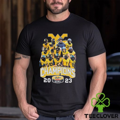 2023 Duke’s Mayo Bowl Champions West Virginia Mountaineers Team Shirt