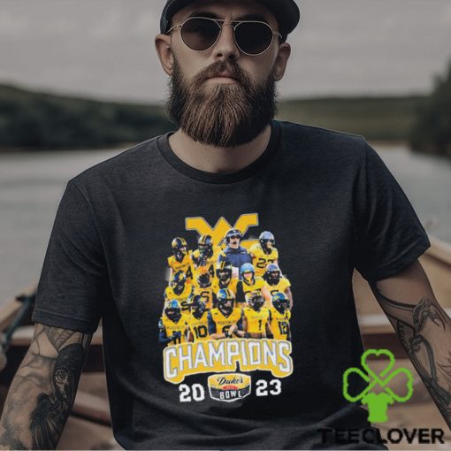 2023 Duke’s Mayo Bowl Champions West Virginia Mountaineers Team Shirt