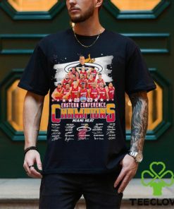 2023 Eastern Conference Champions Miami Heat Signatures Shirt