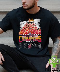 2023 Eastern Conference Champions Miami Heat Signatures Shirt