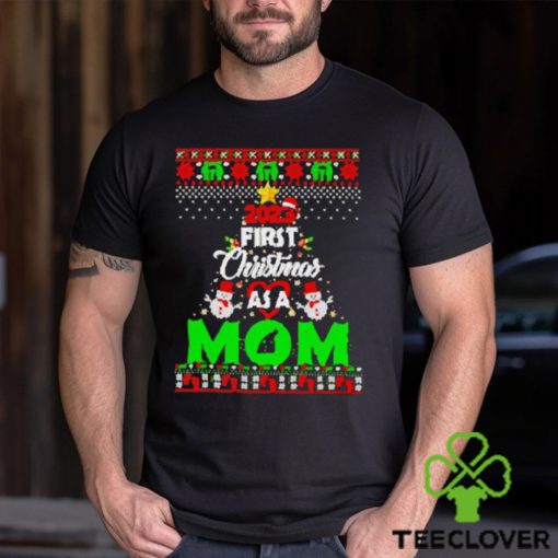 2023 First Christmas as a mom hoodie, sweater, longsleeve, shirt v-neck, t-shirt