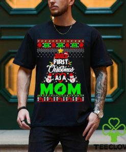 2023 First Christmas as a mom hoodie, sweater, longsleeve, shirt v-neck, t-shirt