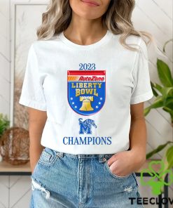 2023 Football AutoZone Liberty Bowl Champions Memphis Tigers Logo Shirt