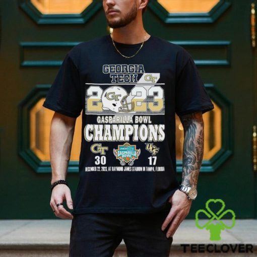 2023 Gasparilla Bowl Champions Georgia Tech Yellow Jackets 30 17 UCF Shirt