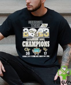 2023 Gasparilla Bowl Champions Georgia Tech Yellow Jackets 30 17 UCF Shirt