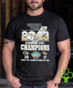 2023 Gasparilla Bowl Champions Georgia Tech Yellow Jackets 30 17 UCF Shirt