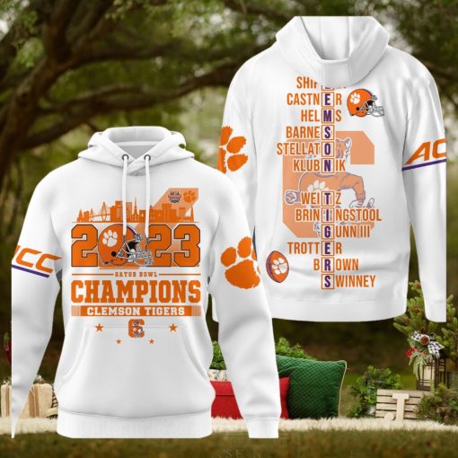 2023 Gator Bowl Champions Clemson Tigers Hoodie T Shirt