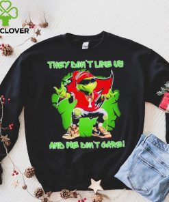 2023 Grinch Tampa Bay Buccaneers they don’t like us and we don’t care t hoodie, sweater, longsleeve, shirt v-neck, t-shirt