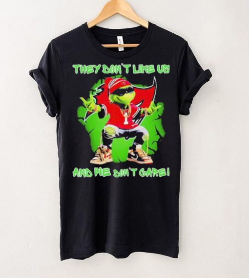 2023 Grinch Tampa Bay Buccaneers they don’t like us and we don’t care t hoodie, sweater, longsleeve, shirt v-neck, t-shirt