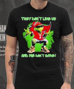 2023 Grinch Tampa Bay Buccaneers they don’t like us and we don’t care t hoodie, sweater, longsleeve, shirt v-neck, t-shirt