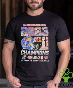 2023 Guaranteed Rate Bowl Rock Chalk Jayhawks Champions Shirt