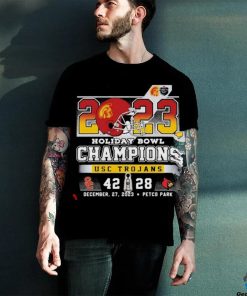 2023 Holiday Bowl Champions USC Trojans 42 28 Louisville hoodie, sweater, longsleeve, shirt v-neck, t-shirt