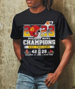 2023 Holiday Bowl Champions USC Trojans 42 28 Louisville hoodie, sweater, longsleeve, shirt v-neck, t-shirt