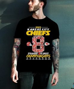 2023 Kansas City Chiefs 8 Straight Afc west Championships shirt