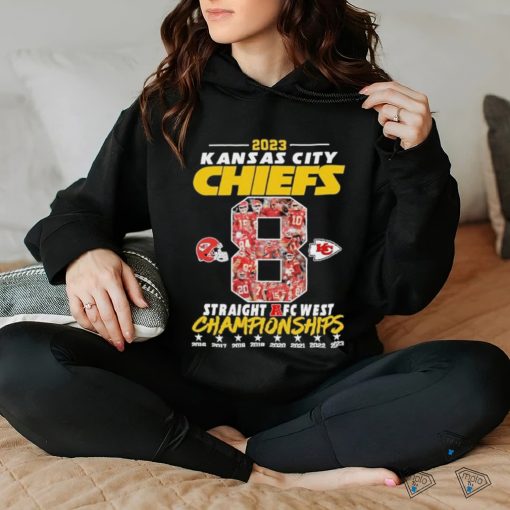 2023 Kansas City Chiefs 8 Straight Afc west Championships hoodie, sweater, longsleeve, shirt v-neck, t-shirt