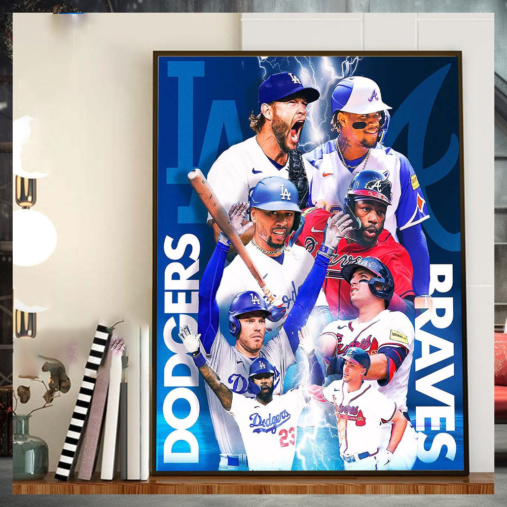 2023 MLB Kickoff For Los Angeles Dodgers Vs Atlanta Braves Home Decor Poster Canvas 2023 MLB Kickoff For Los Angeles Dodgers Vs Atlanta Braves Home Decor Poster Canvas