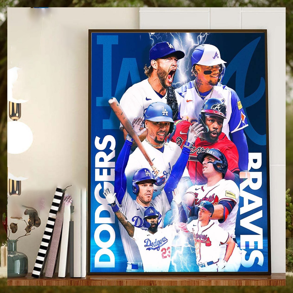 2023 MLB Kickoff For Los Angeles Dodgers Vs Atlanta Braves Home Decor Poster Canvas 2023 MLB Kickoff For Los Angeles Dodgers Vs Atlanta Braves Home Decor Poster Canvas